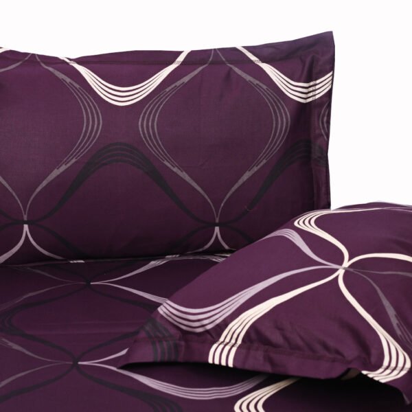 Solace Queen Size Bed Sheet Set - Image 4
