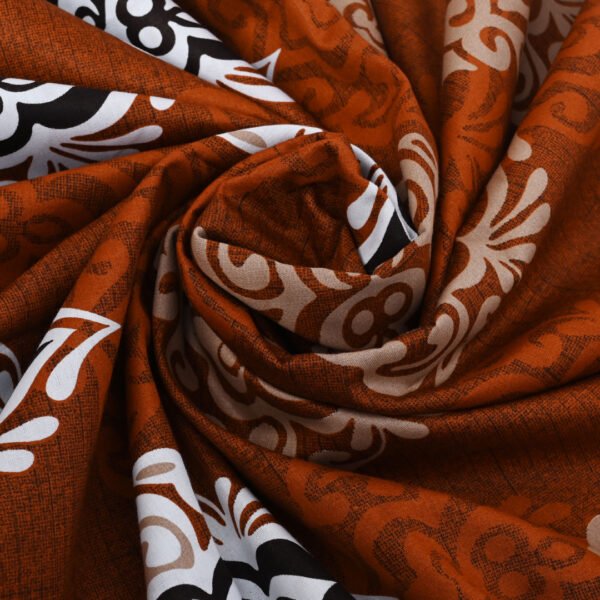 Floret Queen Size Bed Sheet Set - Image 4
